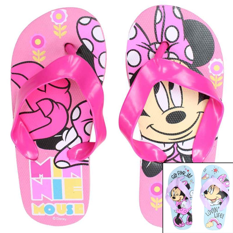 Minnie Disney Flip Flop Color Pink Shoe size 24-26