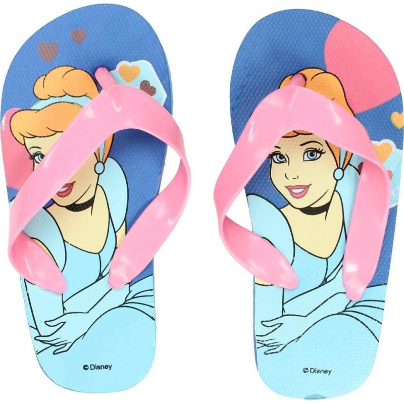 Princesse Disney Flip Flop Color Blue Shoe size 23-25