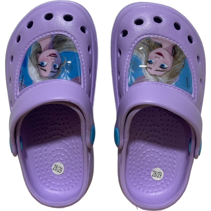 Frozen Disney Clogs Color Violet Shoe size 22-23