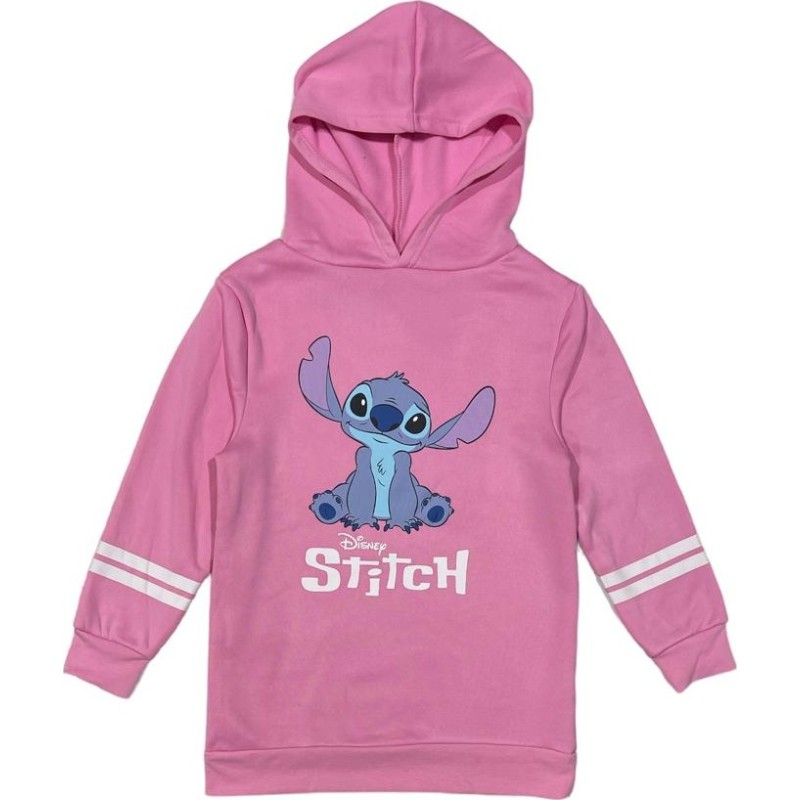 Sweat Capuche Lilo and Stitch Disney - Frozen Pull Oversize Taille 3 Ans-98  Cm Couleur Turquoise
