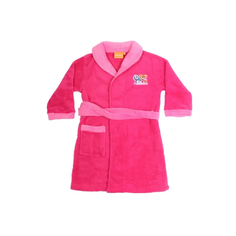 Paw Patrol Robe De Chambre Peignoir Fille Rose Pink Moelleux 92-98 98-104 #800 