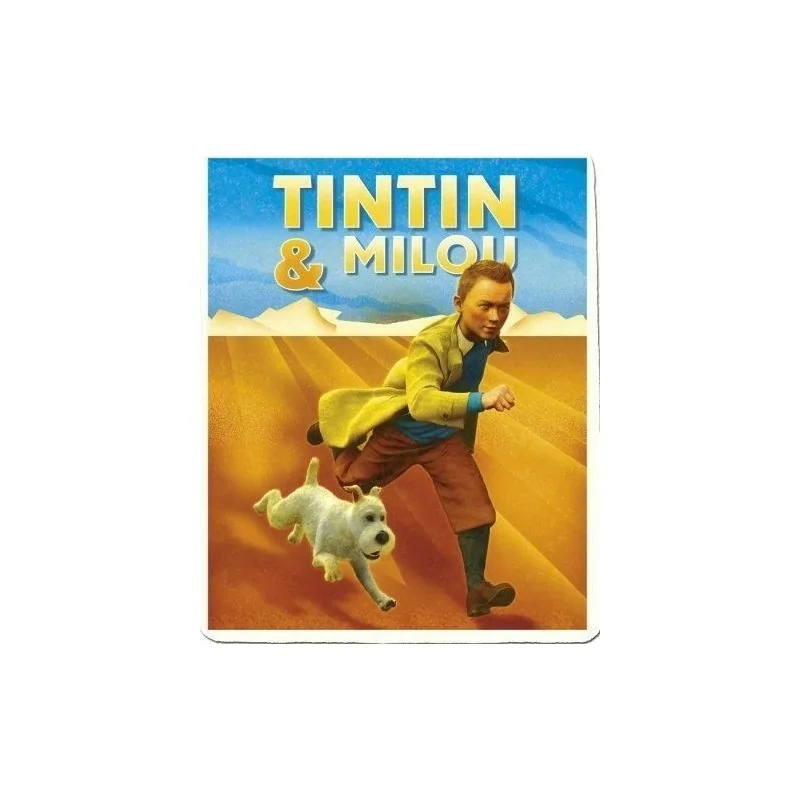 Plaid polaire Tintin et Milou