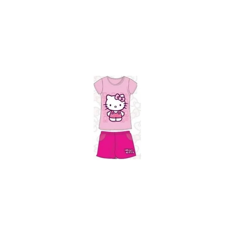 Ensemble T-Shirt et Short de Plage Hello Kitty