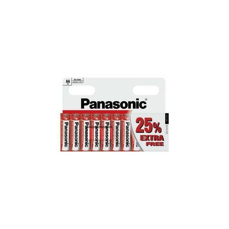 Piles PANASONIC Zinc AA/LR06 x 8