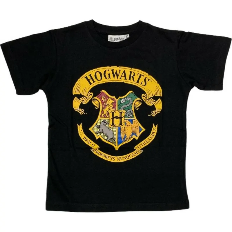 T-shirt Harry Potter manches courtes Color Black Size 4 Ans-104 Cm