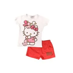 Ensemble Tee-shirt / Short de plage Hello Kitty